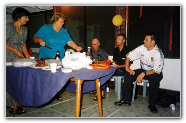 Mum with DJ and some of her friends